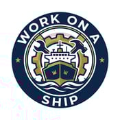 Work on a ship logo
